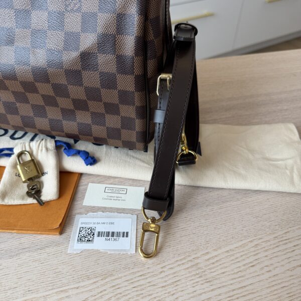 Louis Vuitton Damier Ebene Speedy 30 Bandouliere NM
