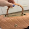 Chanel Lambskin Quilted Medium Trendy CC Flap Dual Handle Bag