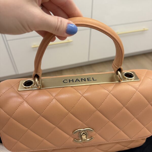 Chanel Lambskin Quilted Medium Trendy CC Flap Dual Handle Bag