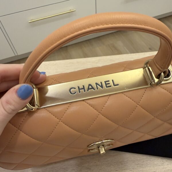 Chanel Lambskin Quilted Medium Trendy CC Flap Dual Handle Bag