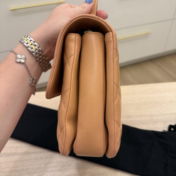 Chanel Lambskin Quilted Medium Trendy CC Flap Dual Handle Bag