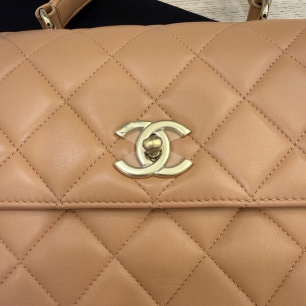 Chanel Lambskin Quilted Medium Trendy CC Flap Dual Handle Bag