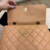 Chanel Lambskin Quilted Medium Trendy CC Flap Dual Handle Bag