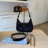 Gucci Goatskin Small Aphrodite Shoulder Bag Black