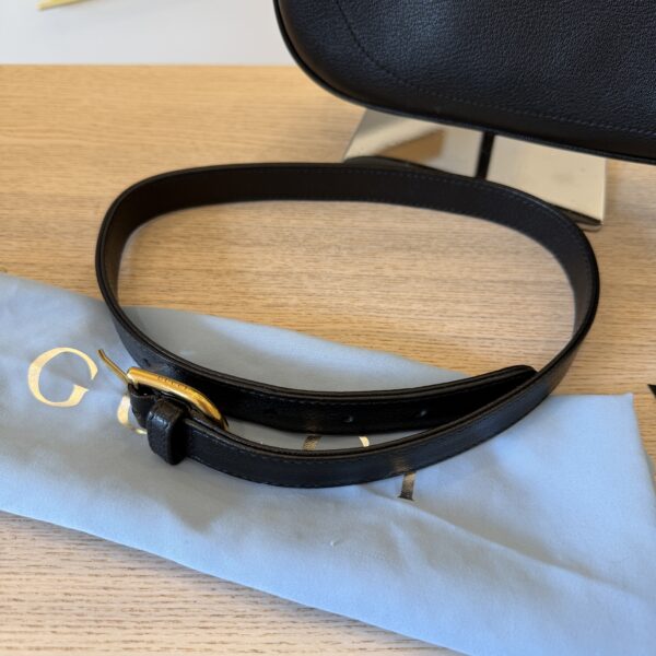 Gucci Goatskin Small Aphrodite Shoulder Bag Black