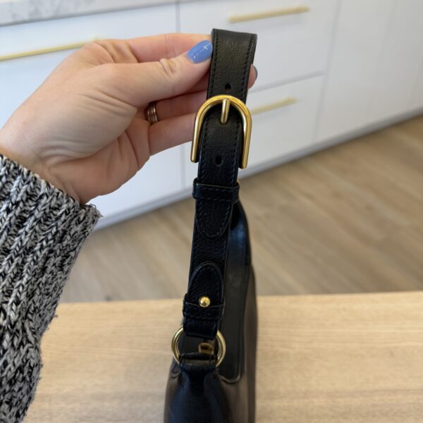 Gucci Goatskin Small Aphrodite Shoulder Bag Black
