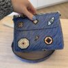 Louis Vuitton Epi Azteque Twist Shoulder Bag PM Denim Light