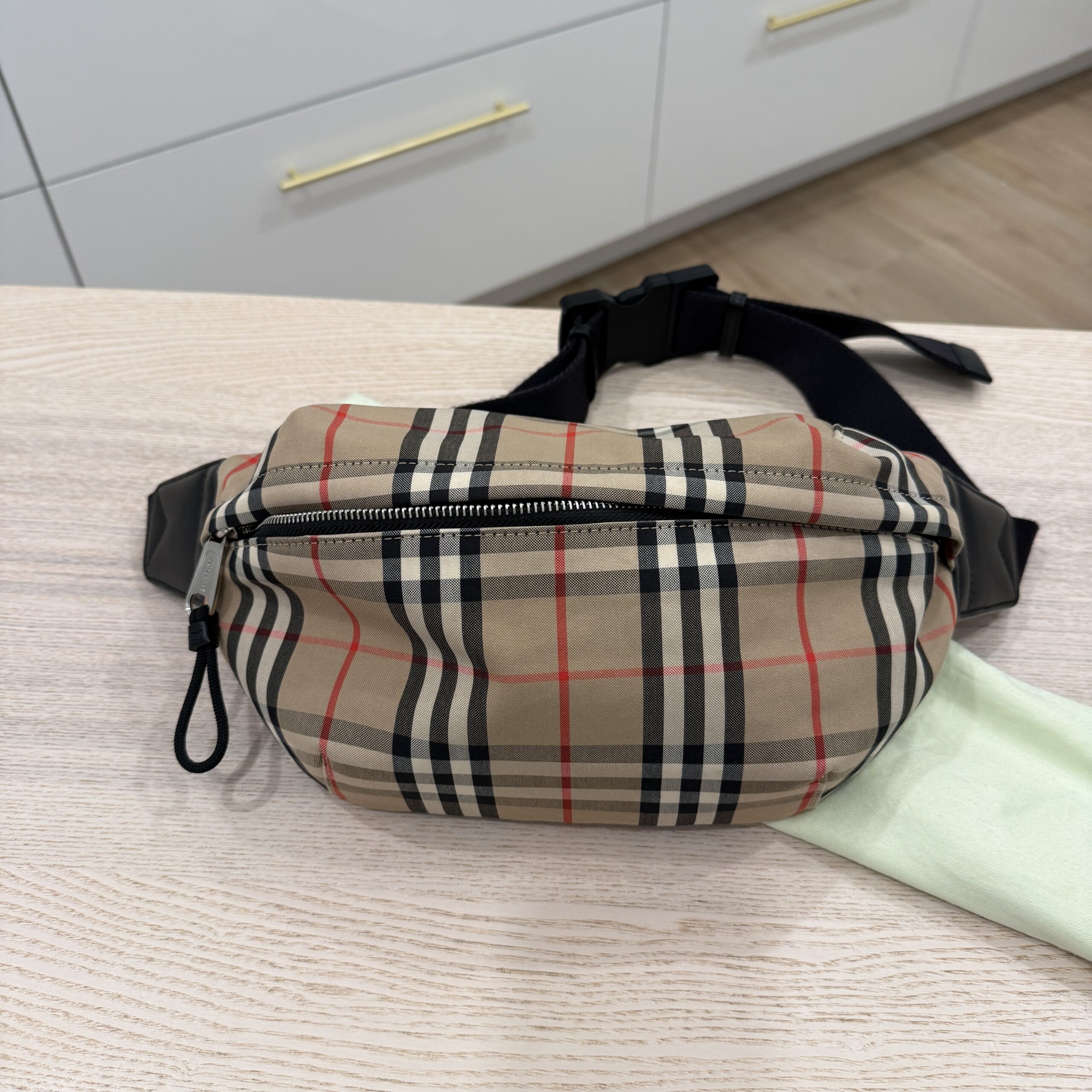 Burberry Haymarket Check Belt Bag