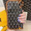 Goyard Goyardine Saint Louis GM Black and Tan