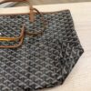 Goyard Goyardine Saint Louis GM Black and Tan