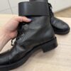 Louis Vuitton Calfskin Wonderland Flat Ranger Boots 39 Black