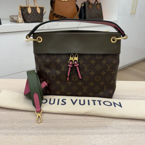 Louis Vuitton Khaki Monogram Canvas Tuileries Besace Bag