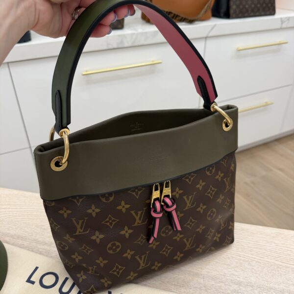 Louis Vuitton Khaki Monogram Canvas Tuileries Besace Bag