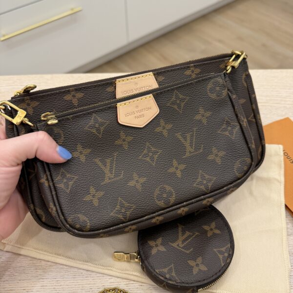 Louis Vuitton Monogram Multi Pochette Accessories Rose