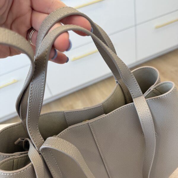 Polene Cyme Mini Edition Textured Taupe