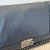 Chanel Calfskin New Medium Boy Reverso Flap Navy
