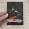 Louis Vuitton Monogram 2021 Christmas Animation Hollywood Passport Cover Fuchsia