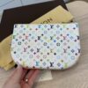 Louis Vuitton Monogram Multicolor Pochette Plate GM White