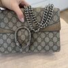 Gucci GG Supreme Monogram Small Dionysus Shoulder Bag Taupe