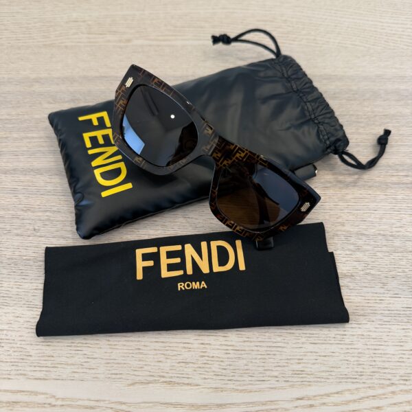 Fendi Brown Fendi Roma Sunglasses