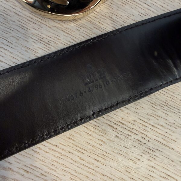 Gucci GG Brown Logo Belt 95/38