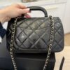 Chanel Coco Trip Flap Bag Black Gold Hardware