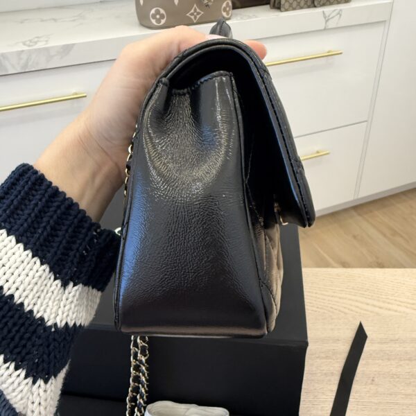 Chanel Coco Trip Flap Bag Black Gold Hardware