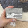 Christian Dior Lambskin Cannage Medium Lady Dior Grey Gold Hardware