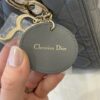 Christian Dior Lambskin Cannage Medium Lady Dior Grey Gold Hardware