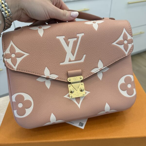 Louis Vuitton Bicolor Monogram Empreinte Leather Pochette Metis
