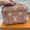 Louis Vuitton Bicolor Monogram Empreinte Leather Pochette Metis