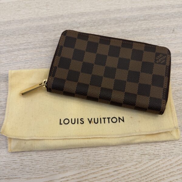 Louis Vuitton Damier Ebene Zippy Compact Wallet