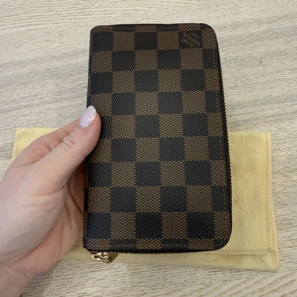 Louis Vuitton Damier Ebene Zippy Compact Wallet
