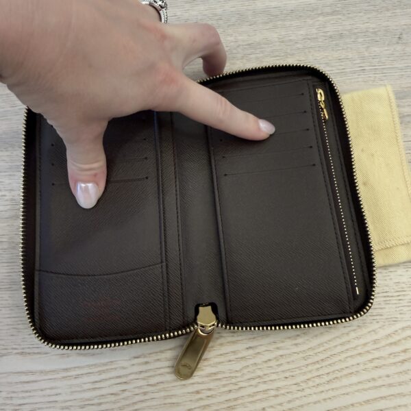 Louis Vuitton Damier Ebene Zippy Compact Wallet