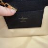 Louis Vuitton Grained Calfskin LV Pont 9 Soft MM Black