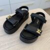 Louis Vuitton LV Sunset Flat Comfort Sandal Black