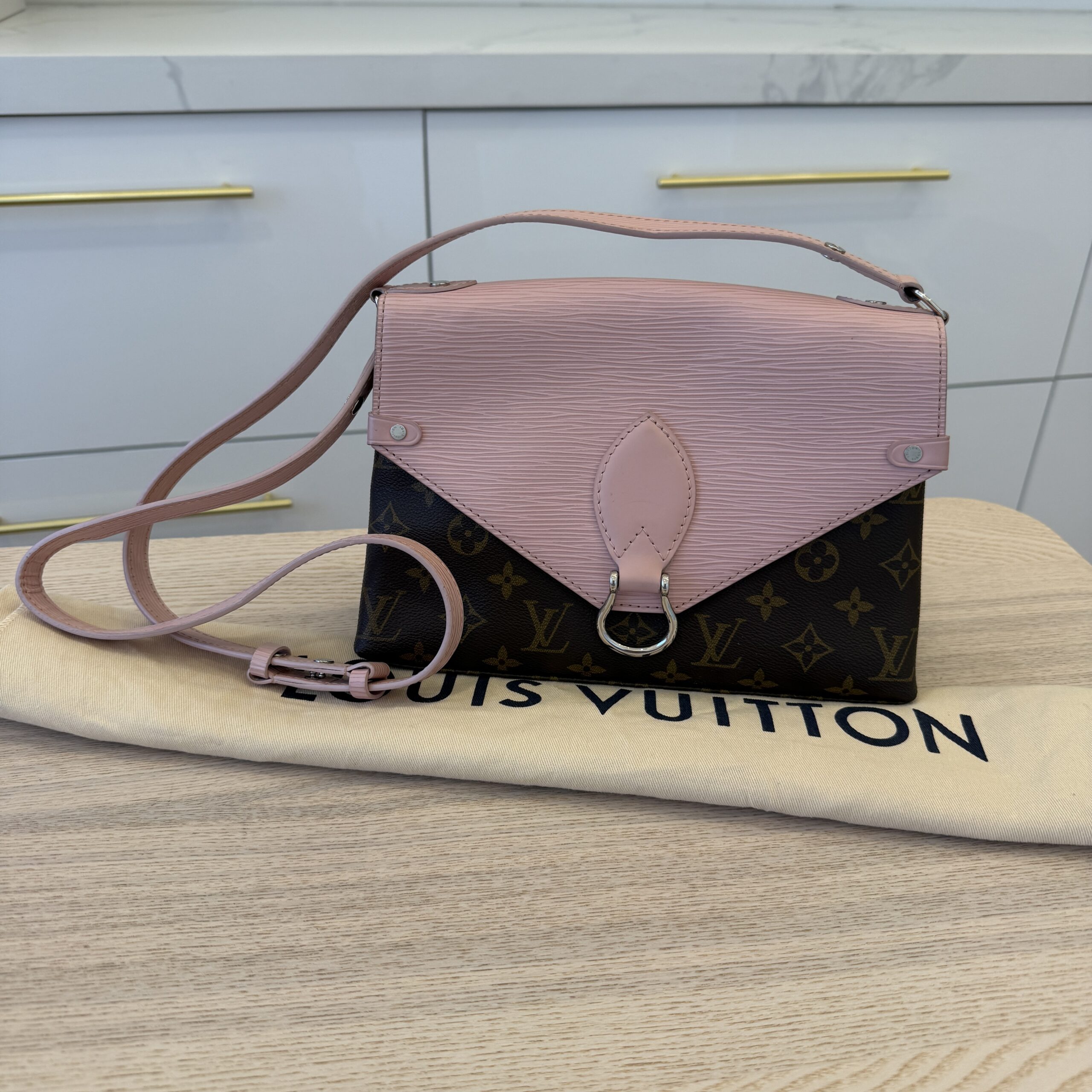 Louis Vuitton Monogram Epi Saint Michel Rose Ballerine