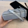 Chanel Silver Chevron Mademoiselle Vintage Flap Bag