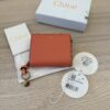 Chloe Compact Alphabet Wallet in Coral