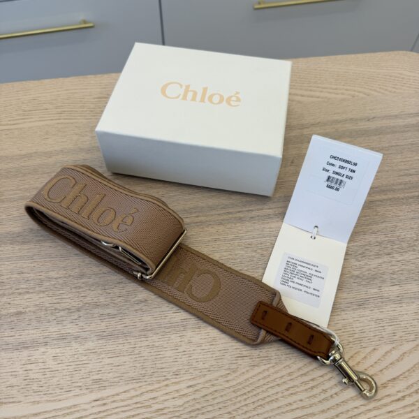 Chloe Adjustable Strap in Canvas Beige