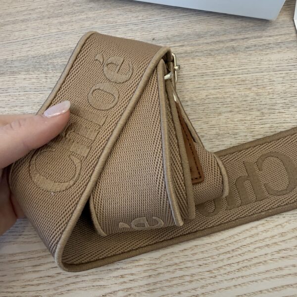 Chloe Adjustable Strap in Canvas Beige