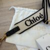 Chloe Adjustable Strap in Canvas Black and White