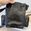 Chloe Camera Bucket Crossbody Bag in Shiny Calfskin Black