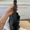 Chloe Camera Bucket Crossbody Bag in Shiny Calfskin Black