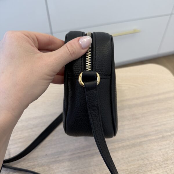 Gucci Calfskin Small Soho Disco Bag Black