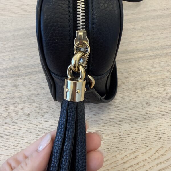Gucci Calfskin Small Soho Disco Bag Black