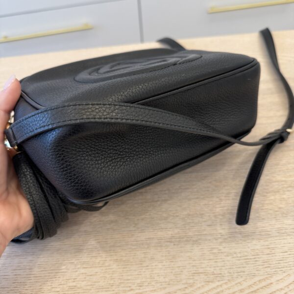 Gucci Calfskin Small Soho Disco Bag Black