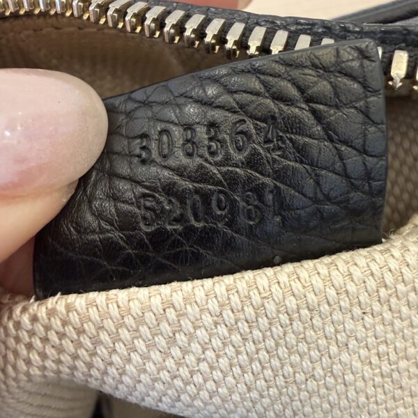Gucci Calfskin Small Soho Disco Bag Black