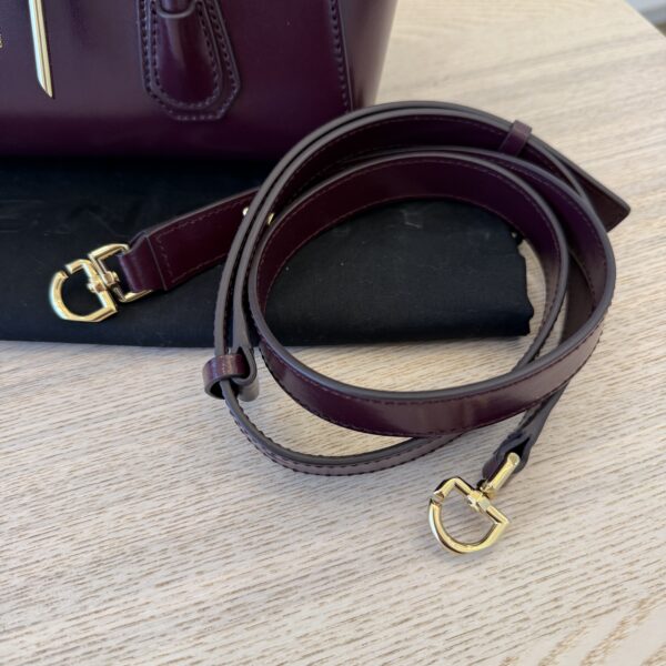 Givenchy Box Calfskin Mini Lock Antigona Oxblood Red