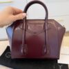 Givenchy Box Calfskin Mini Lock Antigona Oxblood Red